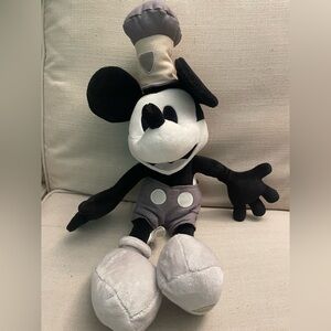 2011 Disney Store Original Steamboat Willie Mickey Mouse Plush